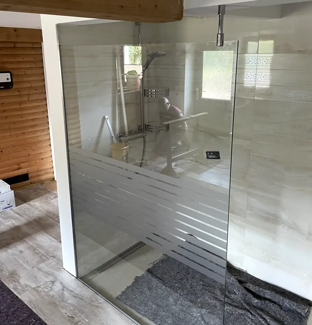Glasdusche barrierefrei - Glaserei Dehler Fulda