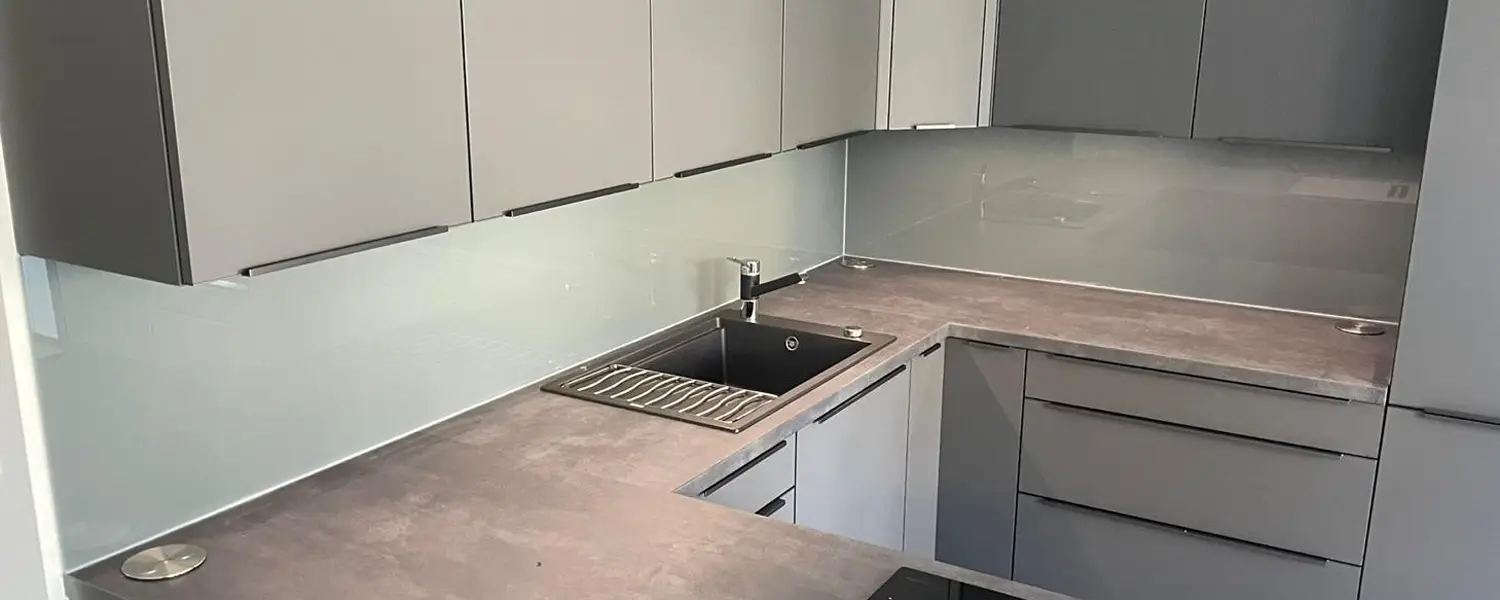 Glasrückwand Küche - Glaserei Dehler Fulda